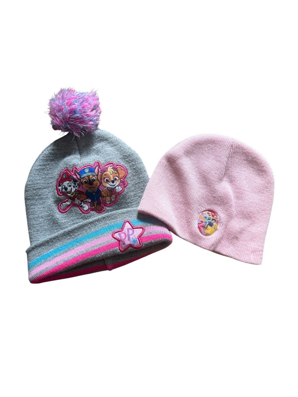 Paw Patrol Toddler Girls Character Beanie Bundle